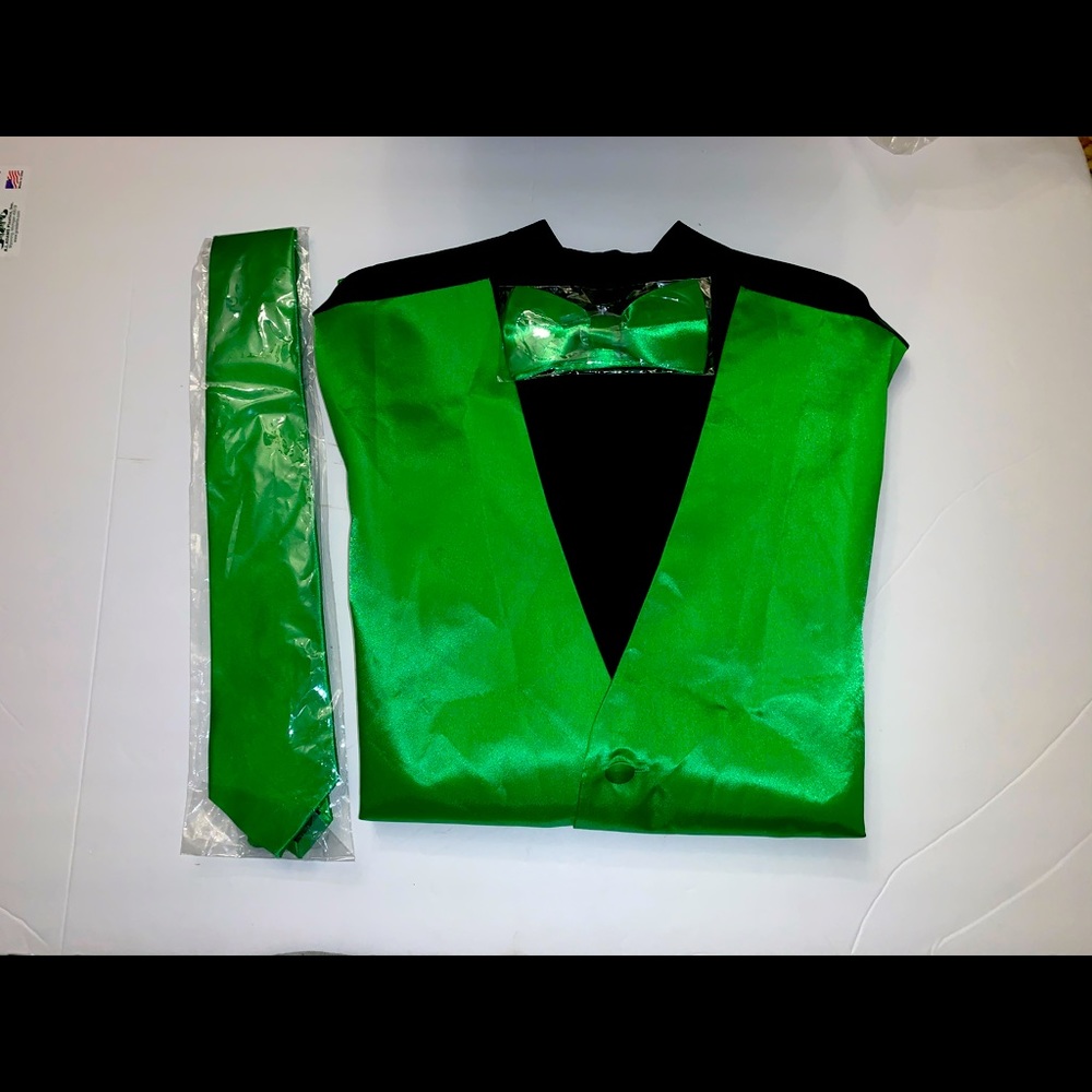Three Pieces Vest, Tie and BowTie